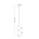 Suspended Freya Savia, E27, 1x60 W, 120x120 mm lamp