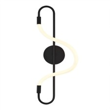 Wall lamp ST LUCE. SL6102.401.10. Sagrato. 1x10 W, LED, 3000K, 900 LM, 23x59 cm, black color