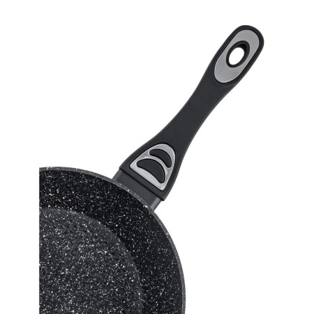 Deep pan Bekker BK-7843, handle Soft Touch, D = 26 cm, black color-3