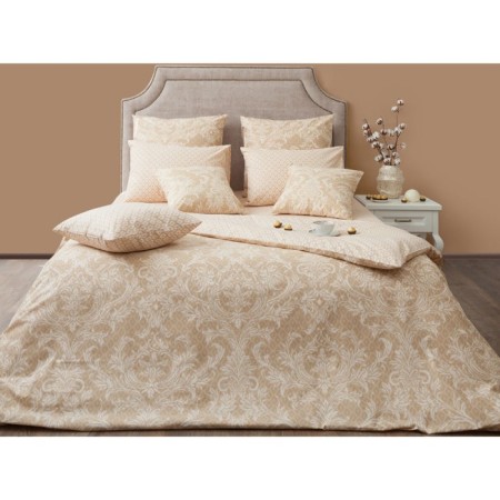 Bed linen 1.5 joint venture "Naples Bezh", size 156x220 cm, 140x205 cm, 70x70 cm - 2 pcs