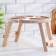Table - a tray with a menage and folding legs "I kiss better than I cook" d = 30x2 cm,