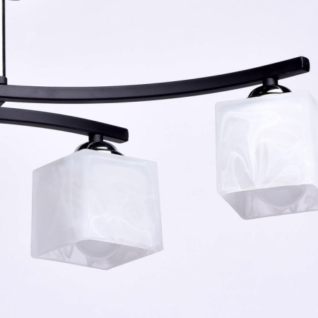 Tetro ceiling chandelier, 4x60W E27, black 58x36x25 cm-4