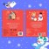 A set of cardboard books "New Year's riddles", 2 pcs., With windows