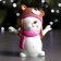 New Year's figure "Snowman-Medvezon" 7x11x12cm