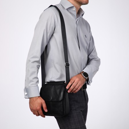 Male bag, Fidelio Largo, black color-5