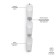 Organizer Wall Floralink, White