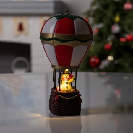 LED figure "Blill with a snowman" 8 × 8 × 16 cm, polystone, batteries LR44x2, glow warm white