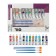 Oil paints, 12 colors, in a plastic tube, 12 ml, in a cardboard box, 4 brushes, palette