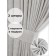 Set of curtains "Canvas", size 200x260 cm, 2 pcs, color gray