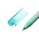 Gel pen with erased ink, blue rod, unicorn building, mix