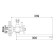 Accoona A7171-2 bathtub, two-wound, brass, chrome