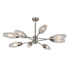 Lamp on the rod 8x60W E14, size 92.5x92.5x47 cm