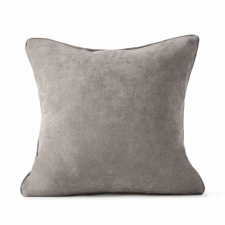 Decorative pillowcase "Tina", size 45x45 cm, gray color