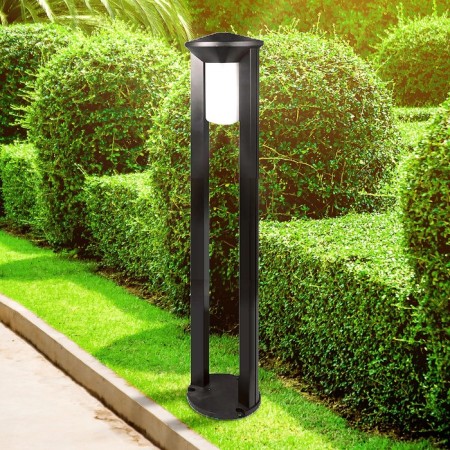 Lamp Garden Era E27, IP54, 20W, 192x192x1000 mm, black-1
