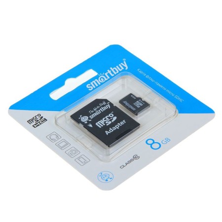 Memory map Smartbuy Microsd, 8 GB, SDHC, class 10, with adapter SD