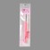 Knitting hook, with a plastic handle, d = 6 mm, 14 cm, pink color