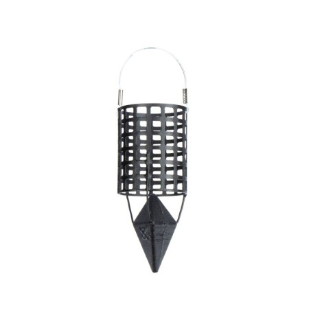 Metallic feeder X-Feeder ME Bullet 4K M Perfo, Matt Black, 50 g, 35 ml