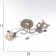 Restoring chandelier "Cummy" 2x40W E27 chrome Model: 2638721