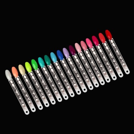 Nail Lacu Glow in the Dark, 3 phase, 8 ml, LED/UV, fluorescent, Pallic color (26)-7