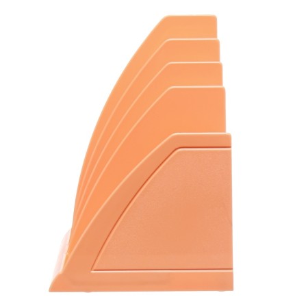 Vertical papers, 6 departments, Erichkrause "Regatta Pastel Bloom", peach-3