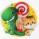 Set of toothbrush and children's sand cloth for teeth on a suction cup “Funny Friends”