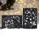 A set of engravings for the New Year "Kitty", 2 pcs, New Year's set for creativity