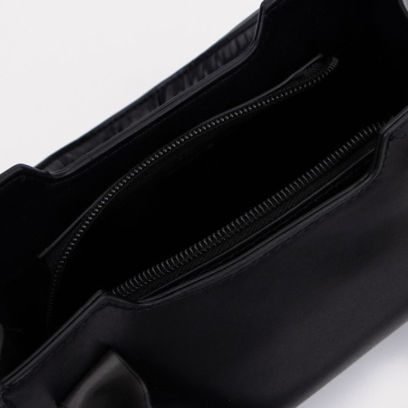 Bag Female Tout with zipper, black color-2