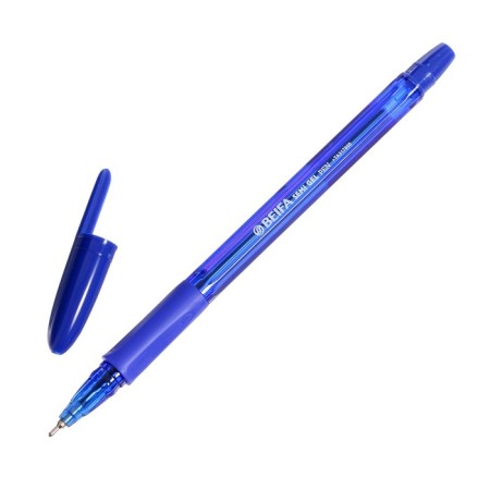 Ballpoint handle Beifa Node 0.7mm, blue ink, plastic case-2