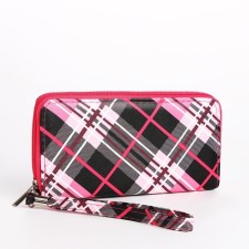 Women's wallet with lightning, pink color