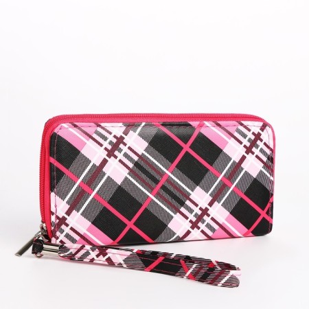 Women's wallet with lightning, pink color