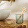 SL Home toothbrushes, glass, 8 × 8 × 10.4 cm