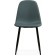 Lilu Metall/Fabric, Black/Blue 43x48x87 cm stool