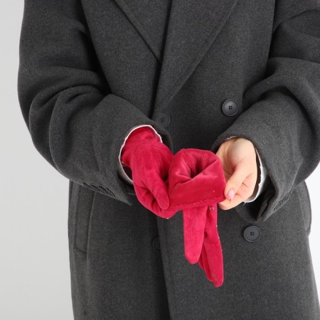 Gloves are female, dimensionless, without insulation, fuchsia color-5