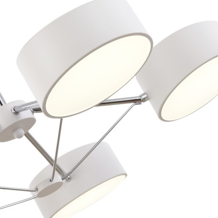 Ceiling EVOLUCE lamp. Sle6005-502-05. Valle. 5x10 watts, LED, 3000K-6000K, 6000 LM, 67x67x47 cm, white color, chrome-6