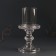 Glass of glass per 1 candle "honesty" transparent 22x11x11 cm