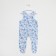 Long baby sliders, blue/bears, height 74 cm