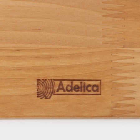ADELIICA “Eurasia” for serving on the legs for sushi and rolls, 35 × 15 × 5.5 cm, an array of birch trees-11