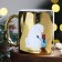 New Year's ceramic mug of heat and comfort, 330 ml, golden color
