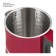 Electric kettle Galaxy Line GL 0339, stainless steel/plastic, 1.7 l, 2200 watts, red