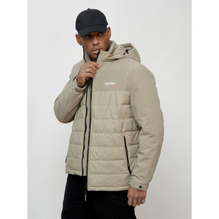 Sports male jacket, size 58, beige color-11