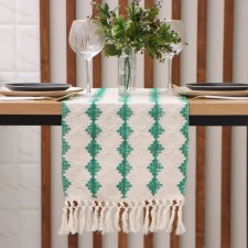 Track Ethel Tsv.Bozh/green 32*180 cm, 50% cotton 50% p/e