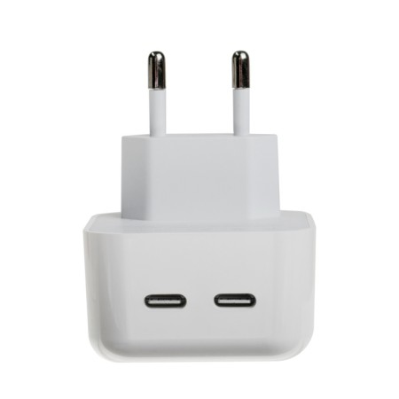 Network charger GQ-6, 2 Type-C, 3 A, 35 W, white-2
