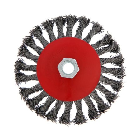 Metal brush for Ushm scrap, twisted wire, "plate", M14, 125 mm-3