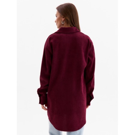 Women's shirt (1), minku, burgundy color, rr 40-2