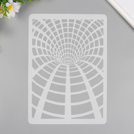 Tencil of plastic "Tunnel" 21x29.7 cm