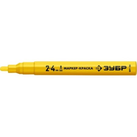 Marker-painting bison professional 06325-5, round, yellow, 2-4 mm