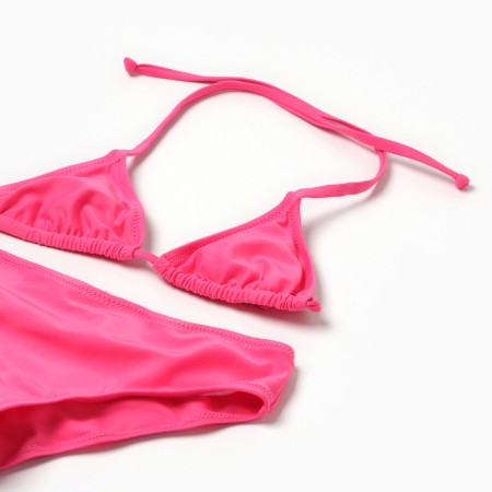 Separate swimsuit for girls, pink color, height 98-104 cm-1