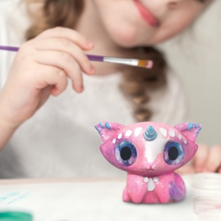 A set for creativity in coloring and decorating the gypsum figure Nebulous Stars Stella-4