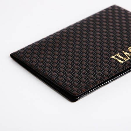 Passport cover, brown color-4