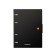 Notebook on rings A5, 80 sheets in the Erichkrause "Accent" cage, plastic cover, button, offset unit, whitewash 100%, mix